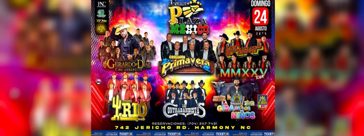 CONJUNTO PRIMAVERA, MMXXV TOUR & MAS in Harmony, 24 August | Event in Harmony | AllEvents