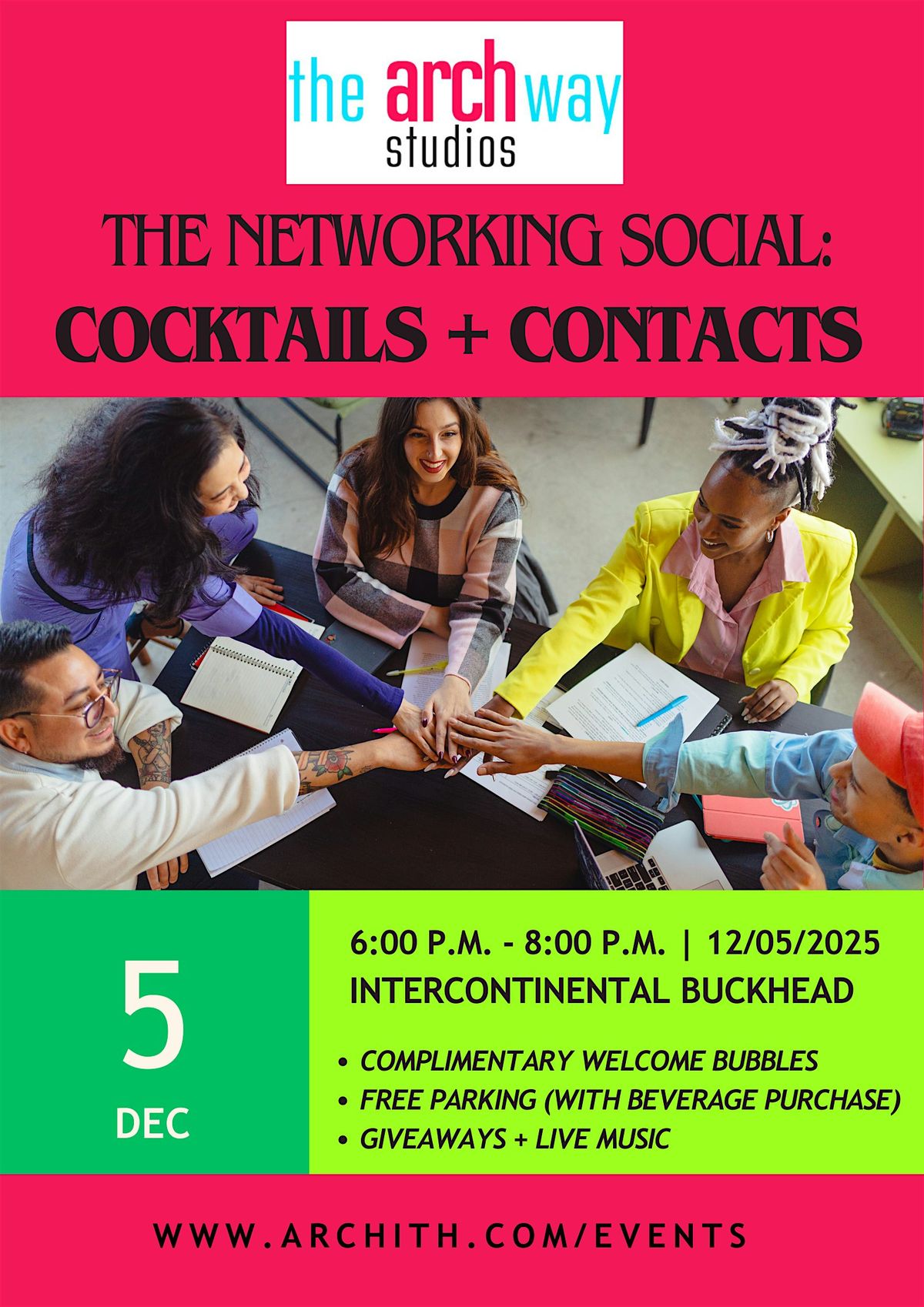 The Networking Social: Cocktails + Contacts, 5 December | Event in Atlanta | AllEvents