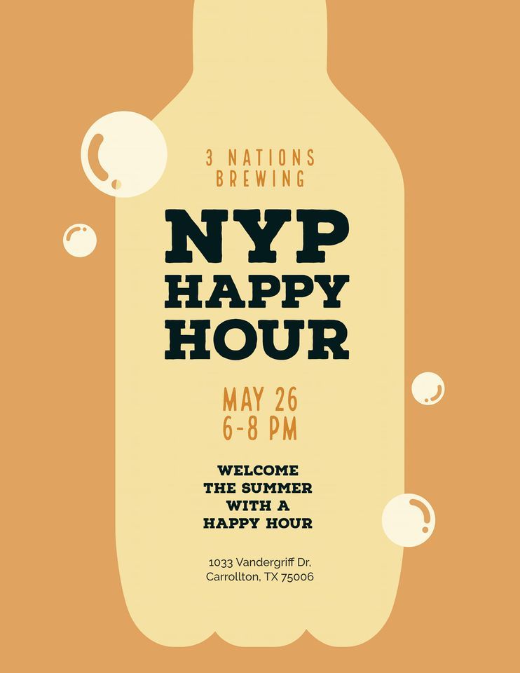 NYP Happy Hour at the 3 Nations Brewery, 3 Nations Brewing, Carrollton