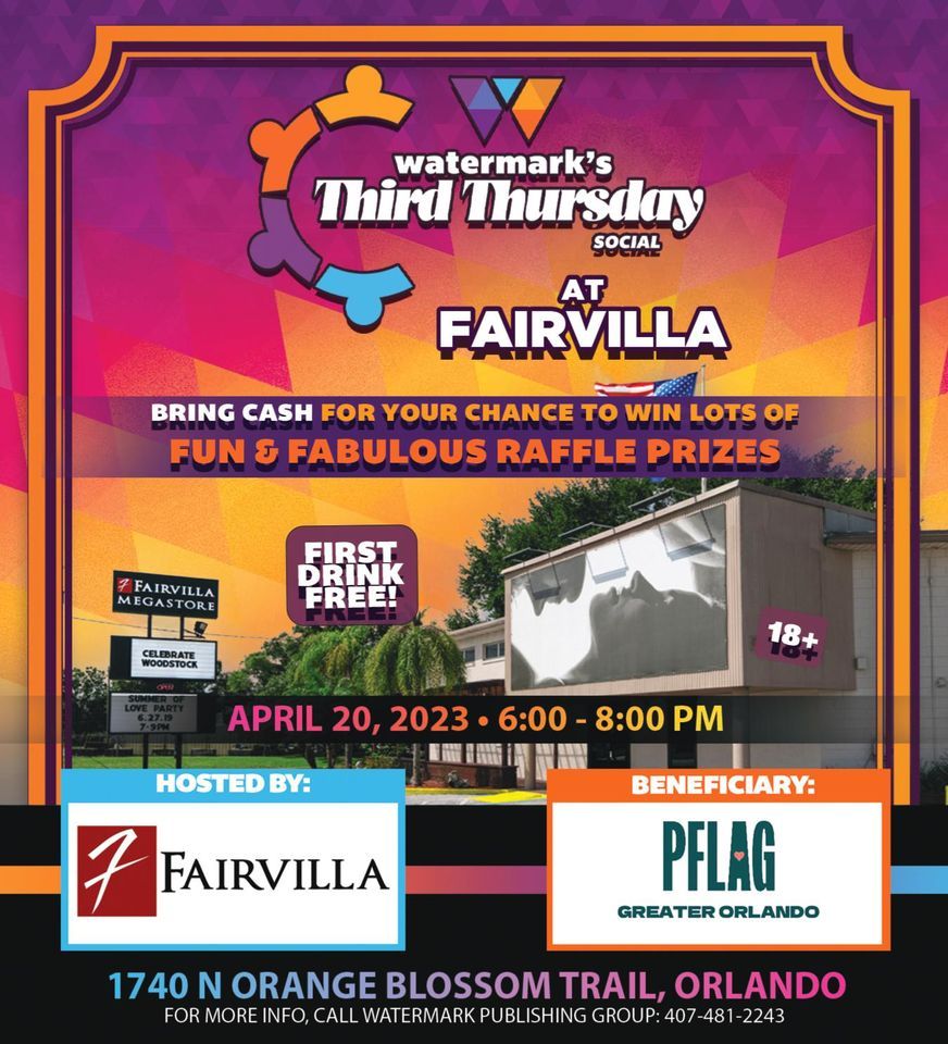 Watermarks April Third Thursday hosted by Fairvilla Megastore