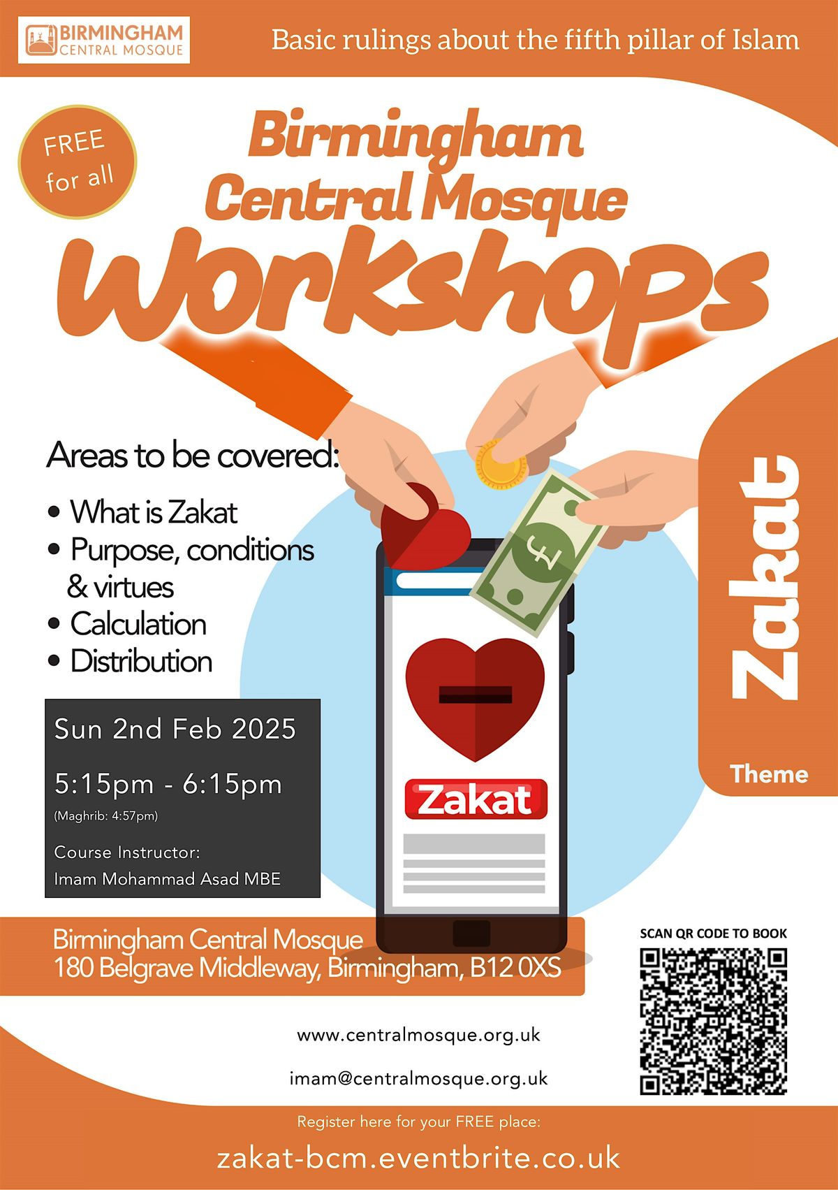 Zakat Workshop, 18 January | Event in Birmingham | AllEvents