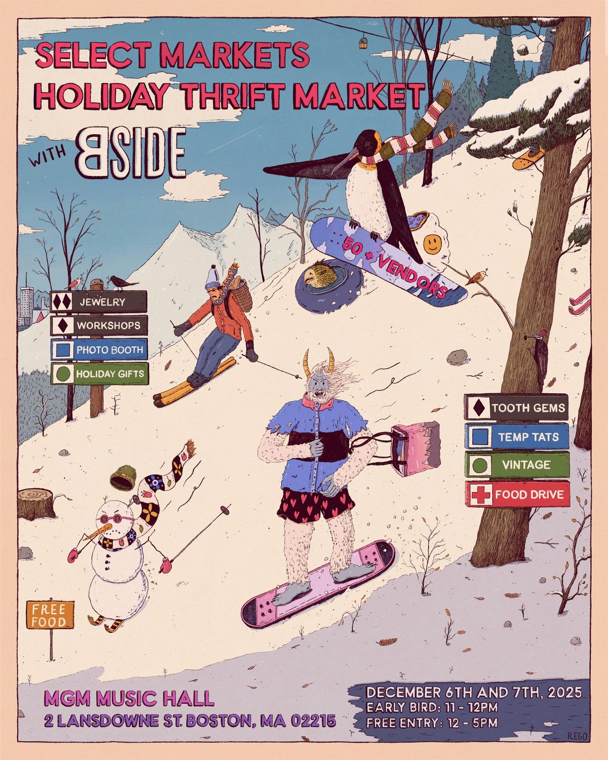 Fenway Holiday Thrift Market by Select & Bside Boston @ MGM, 6 December | Event in Boston | AllEvents