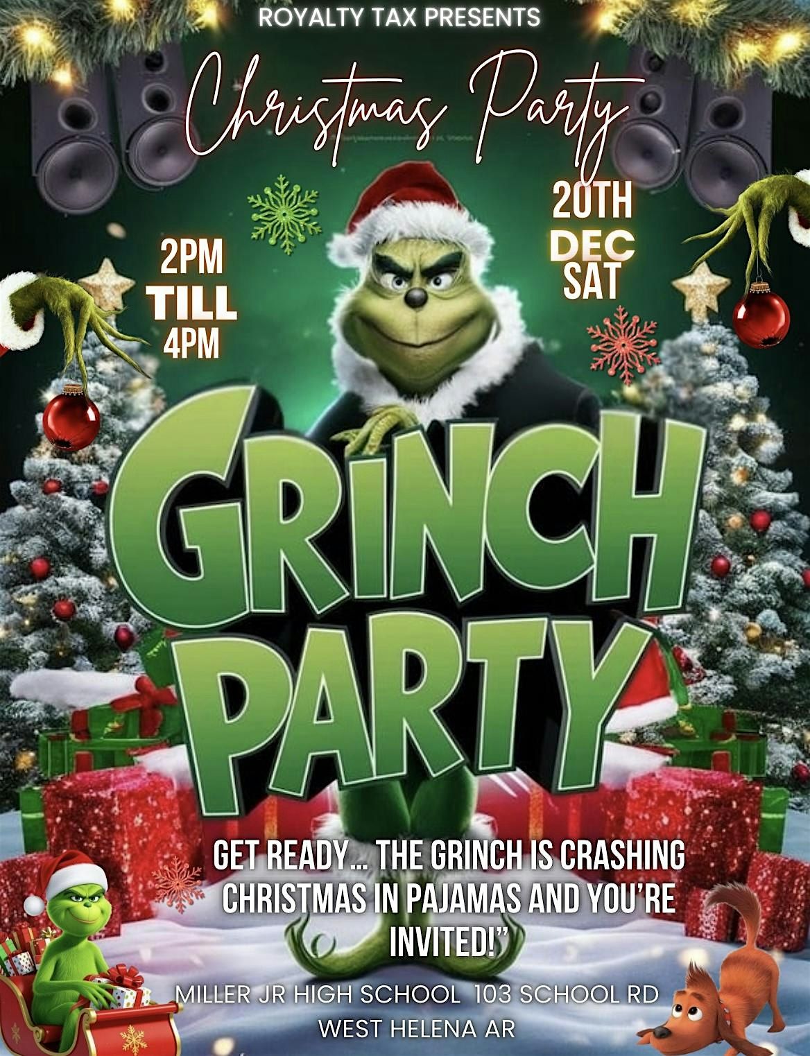 CHRISTMAS WITH THE GRINCH, 20 December | Event in Helena-West Helena | AllEvents
