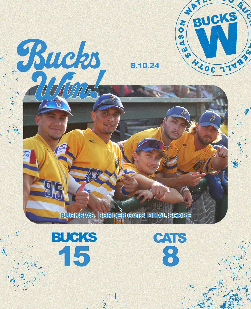 Thunder Bay Border Cats at Waterloo Bucks at Waterloo Riverfront Stadium, 5 June | Event in Waterloo | AllEvents