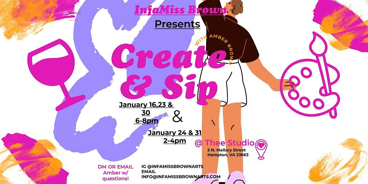 Paint and Sip with Amber