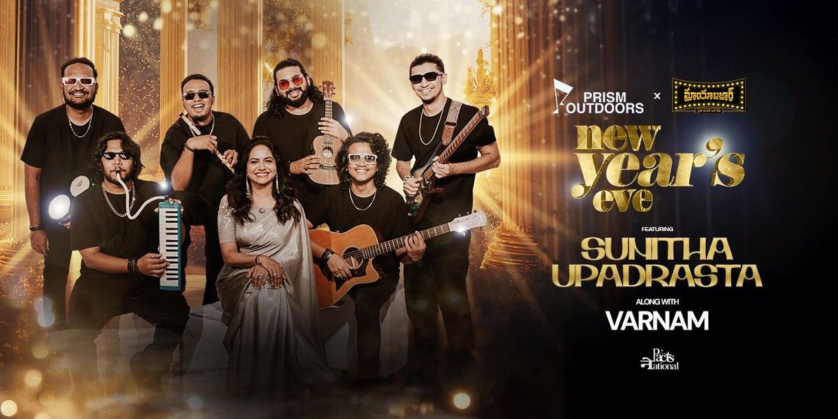 NEW YEARS EVE with SUNITHA UPADRASTA & BAND VARNAM, 31 December | Event in Hyderabad | AllEvents