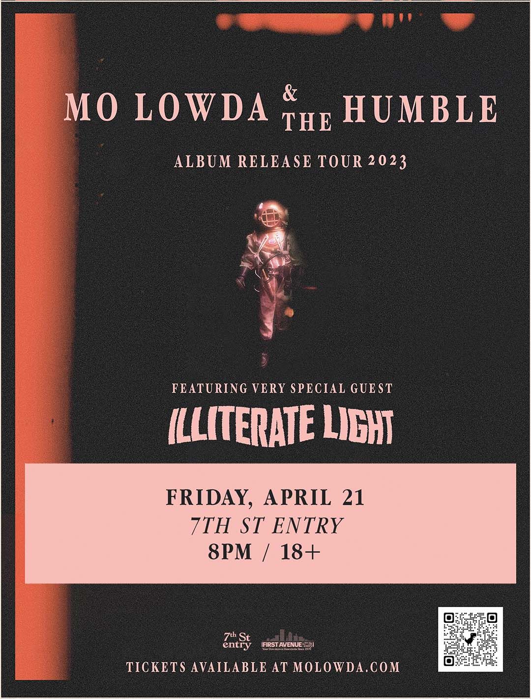 Illiterate Light & Mo Lowda and The Humble, 13 June | Event in Richmond | AllEvents