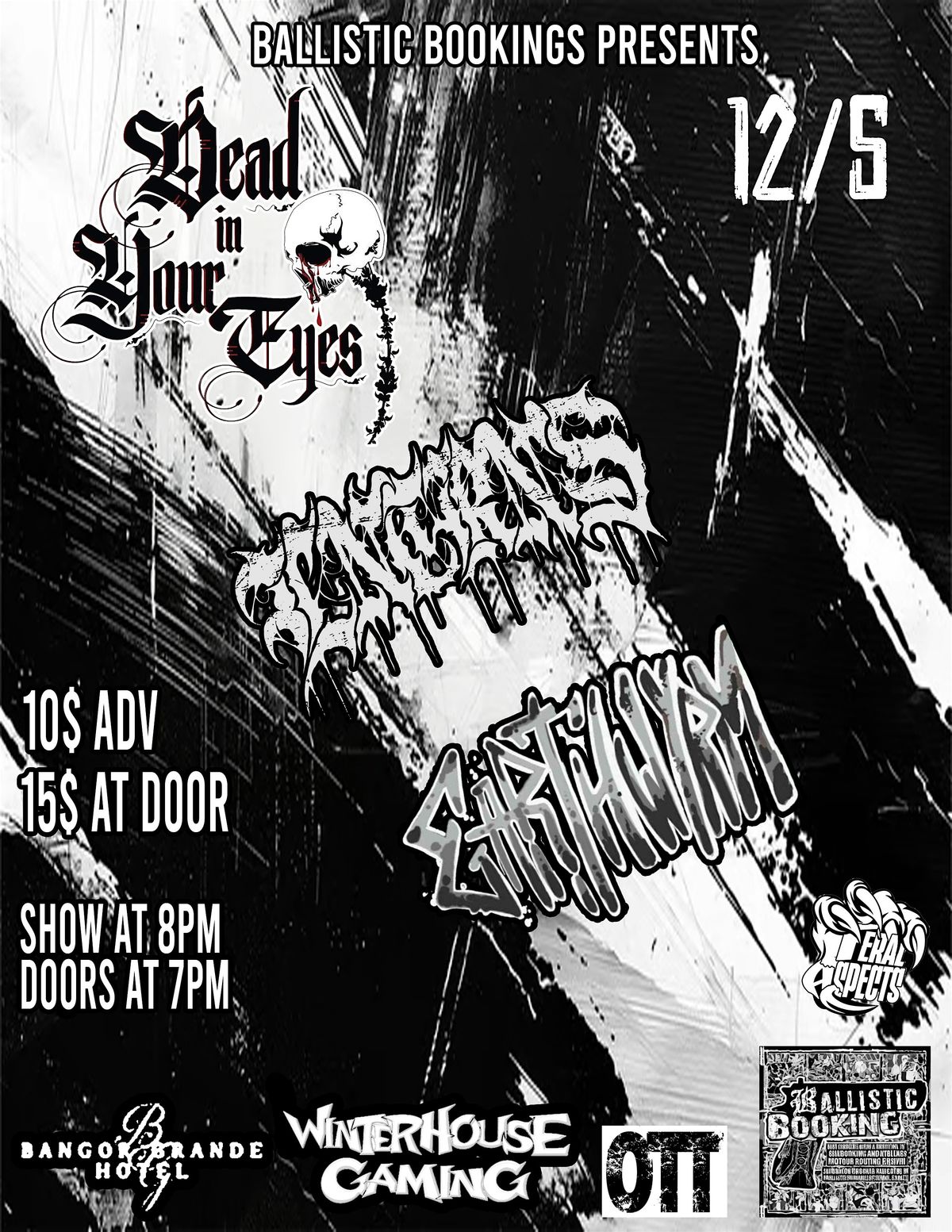 Dead in your eyes // LNTRNS // Earthwyrm @ OTT, 5 December | Event in Old Town | AllEvents