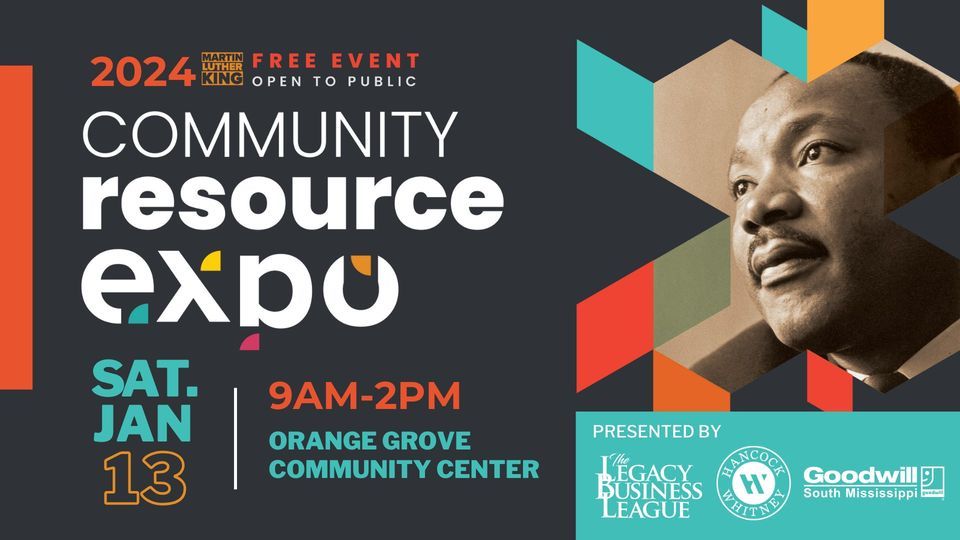 MLK Community Resource Expo , Orange Grove Community Center, Gulfport, 13 January 2024