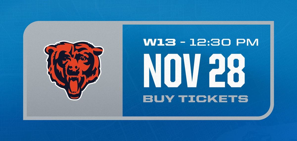 Detroit Lions at Chicago Bears at Soldier Field, 1 March | Event in Chicago | AllEvents
