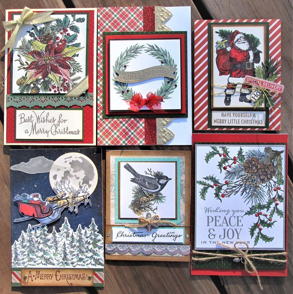 Color Me Christmas Cards, Cut It Out Scrapbooking, Crystal Lake, 17 July