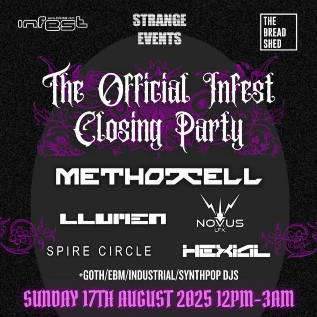 Strange Events presents: Infest 2025 closing party, 17 August | Event in Manchester | AllEvents
