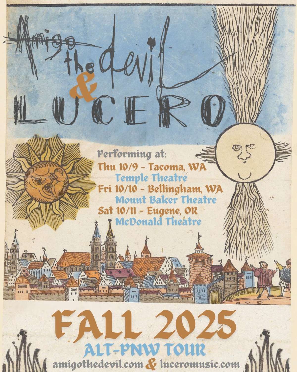Amigo The Devil & Lucero, 10 October | Event in Eugene | AllEvents