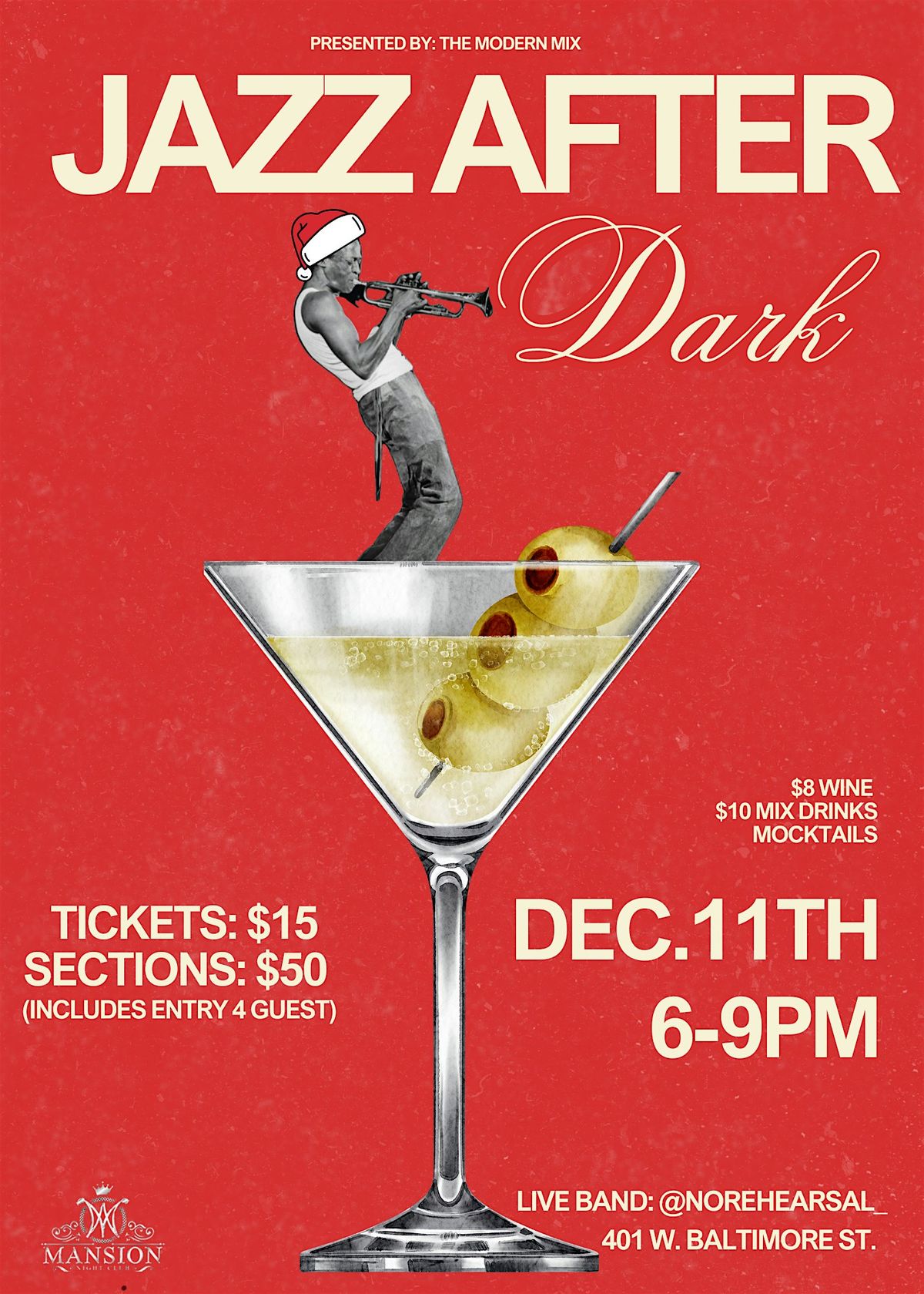 Jazz After Dark, 11 December | Event in Baltimore | AllEvents