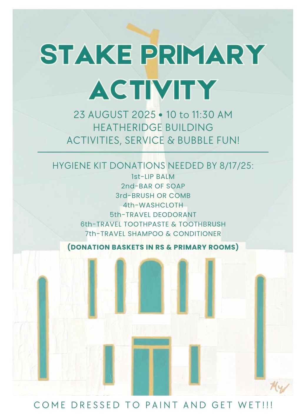 Stake Primary Party, 23 August | Event in Orem | AllEvents