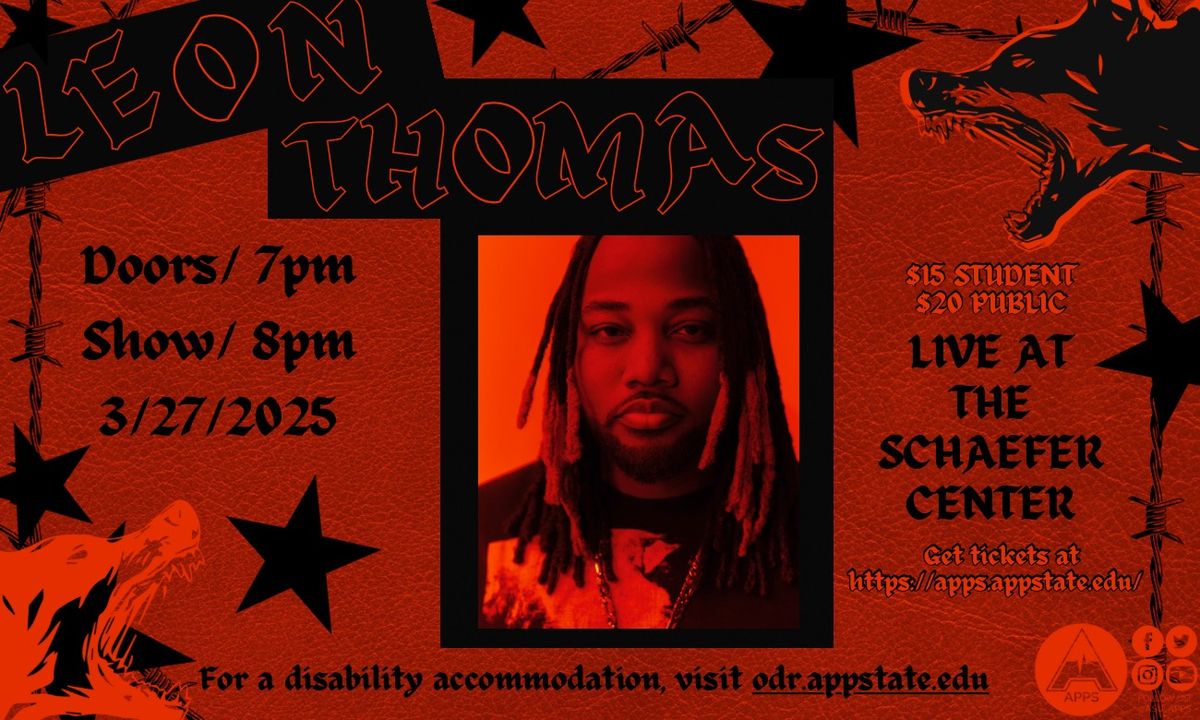 Leon Thomas at The Fillmore Silver Spring, 16 November | Event in Silver Spring | AllEvents