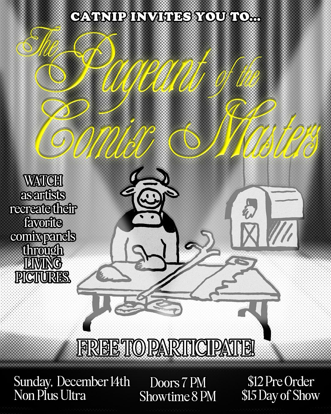 Pageant of the Comix Masters, 14 December | Event in Los Angeles | AllEvents