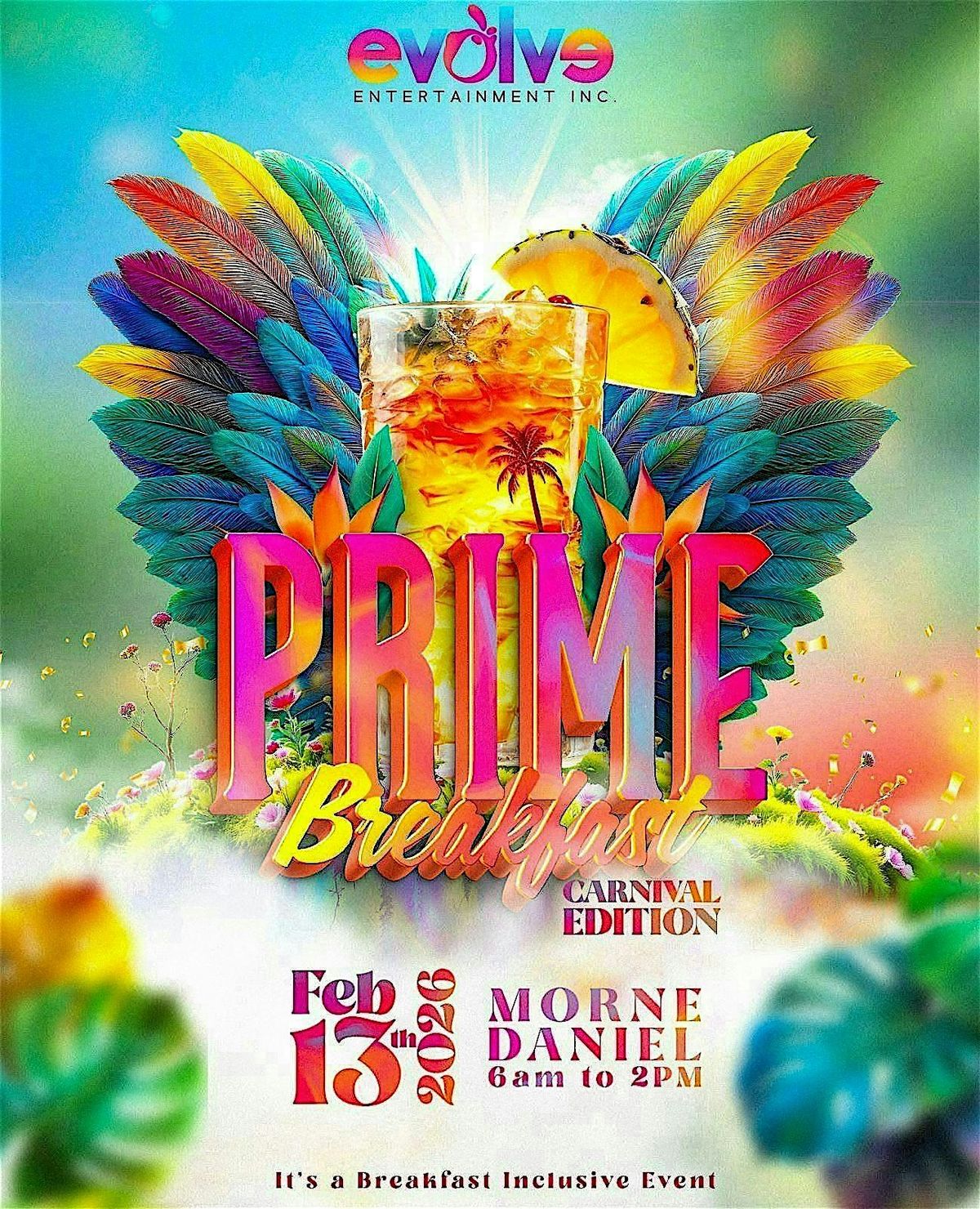 PRIME BREAKFAST- CARNIVAL EDITION, 13 February | Event in Canefield | AllEvents