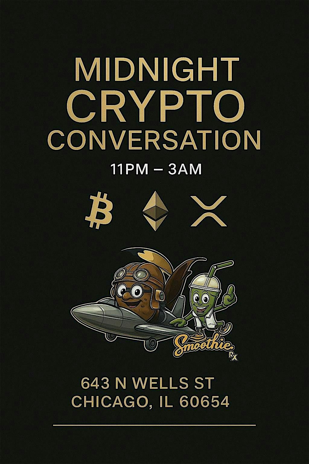 Midnight Coffee & Crypto Conversations, 20 December | Event in Chicago | AllEvents
