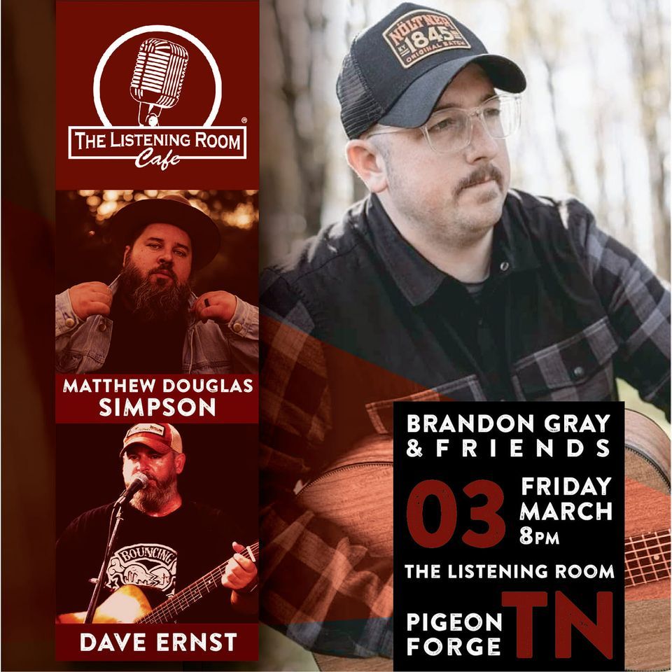 Brandon Gray And Friends At The Listening Room Cafe Pigeon Forge The brandon-gray-and-friends-at-the-listening-room-cafe-pigeon-forge-the