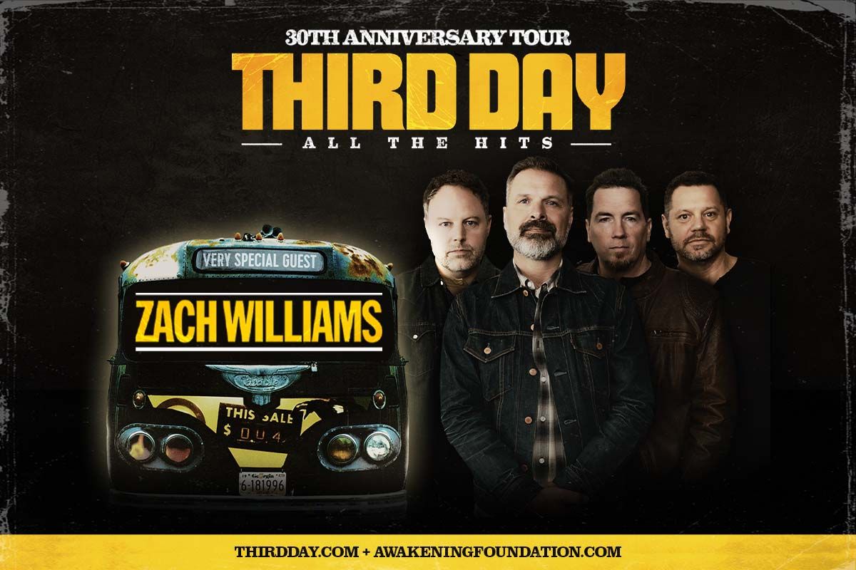 Parking Third Day with Zach Williams, 20 April | Event in Kent | AllEvents