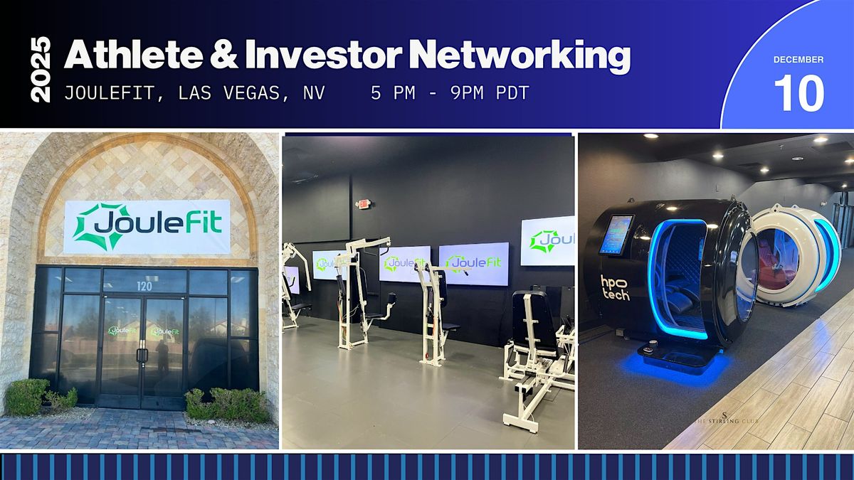 Athlete & Investor Networking * AI * Longevity * Sports, 10 December | Event in Las Vegas | AllEvents