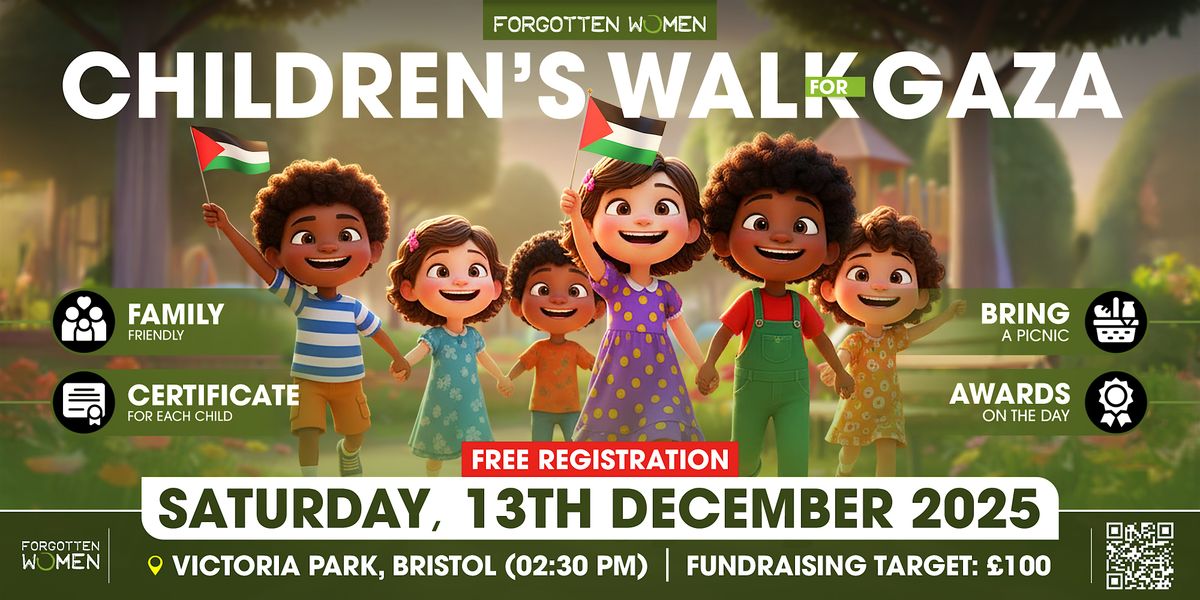 Children’s Walk for Gaza with Picnic in Bristol, 13 December | Event in Bristol | AllEvents