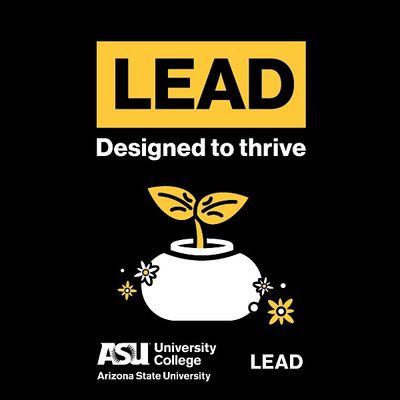 The LEAD Program, University College, ASU logo