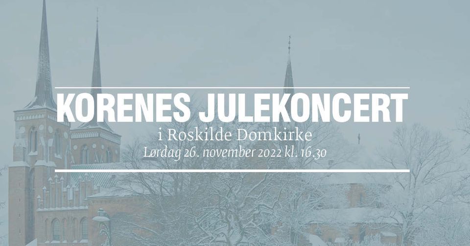 Korenes Julekoncert Roskilde Domkirke Roskilde Cathedral November 