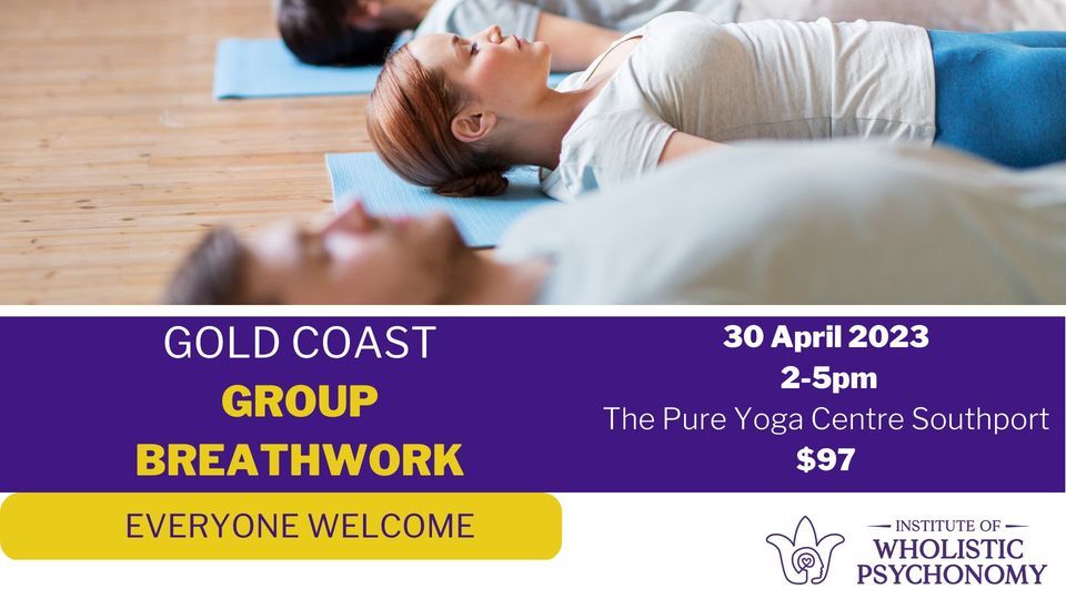 3 hour Group Breathwork Gold Coast, The Pure Yoga, Southport