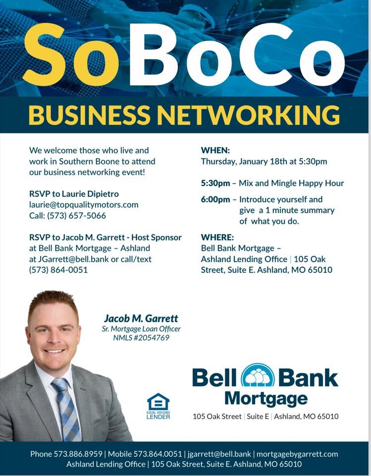 SoBoCo Business Networking Event Hosted By Bell Bank Mortgage