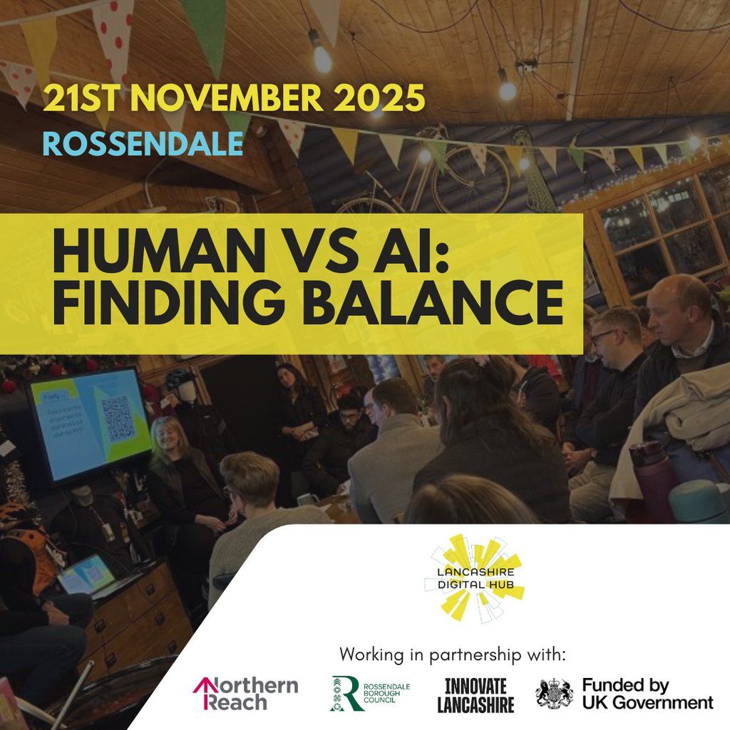 Humans vs AI:  Finding the Balance, 21 November | Event in Burnley | AllEvents