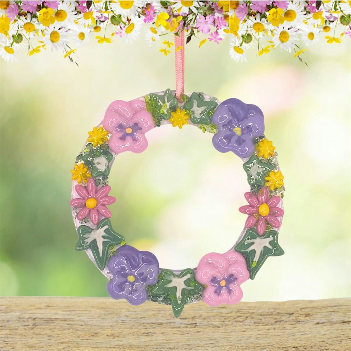 Spring  Fused Glass Wreath Workshop, 19 March | Event in Leeds | AllEvents