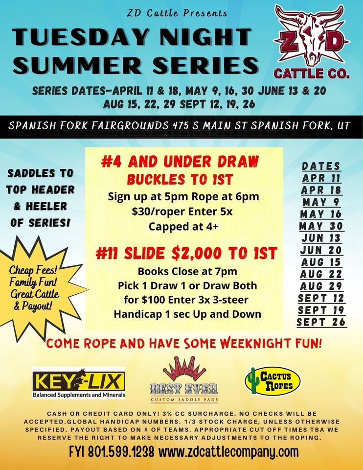 Tuesday Night Series, Spanish Fork Fairgrounds, May 30 2023 | AllEvents.in