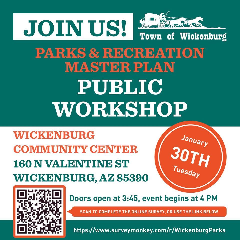 Parks and Recreation Master Plan Public Workshop, Wickenburg Community ...
