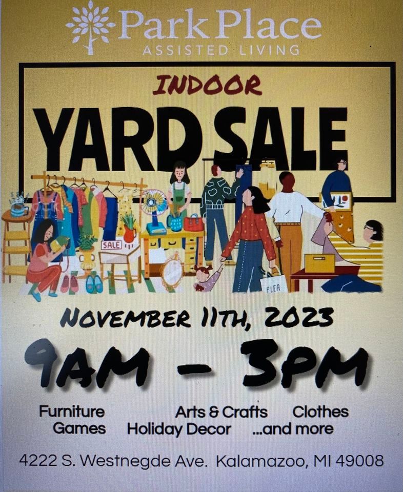 Autum Indoor Yard Sale, Park Place Assisted Living, Kalamazoo, November