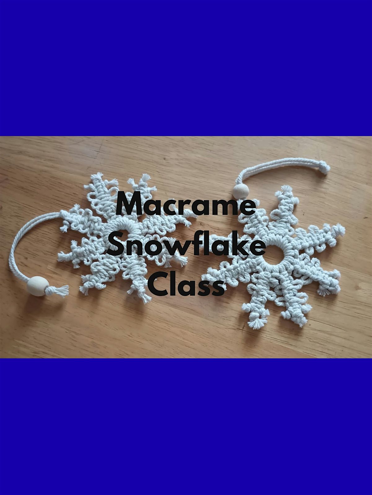 Macrame Snowflake Class, 31 January | Event in Johnstown | AllEvents