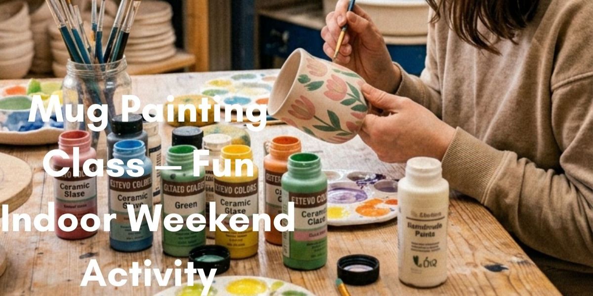 Mug Painting Class Fun Indoor Weekend Activity, Weaving Homes - The ...