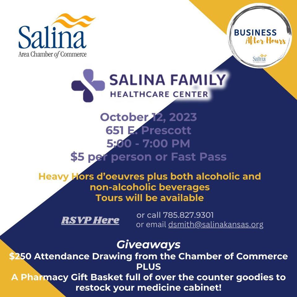 Salina Family Healthcare Center Business After Hours, Salina Family