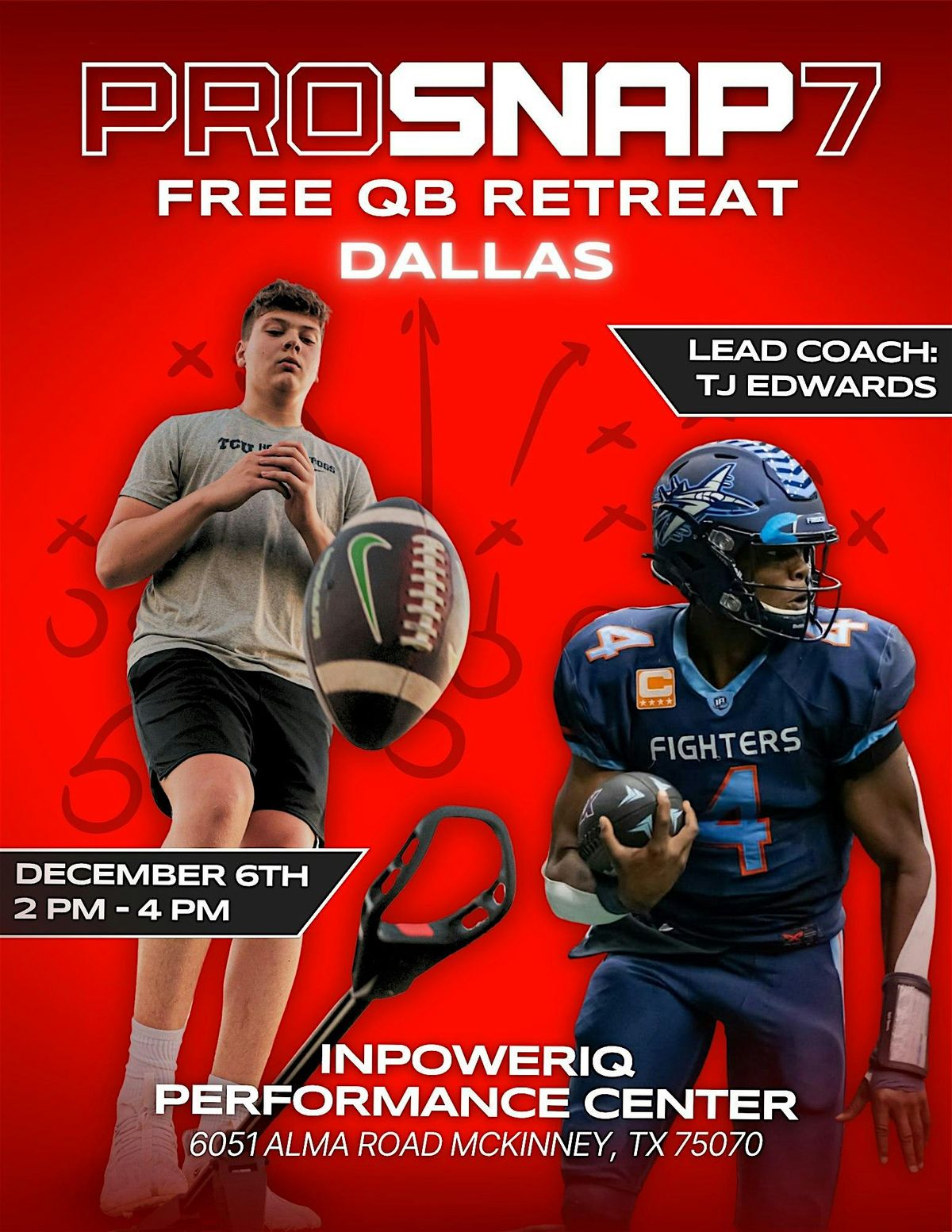 PROSNAP7 FREE QB RETREAT, 6 December | Event in McKinney | AllEvents