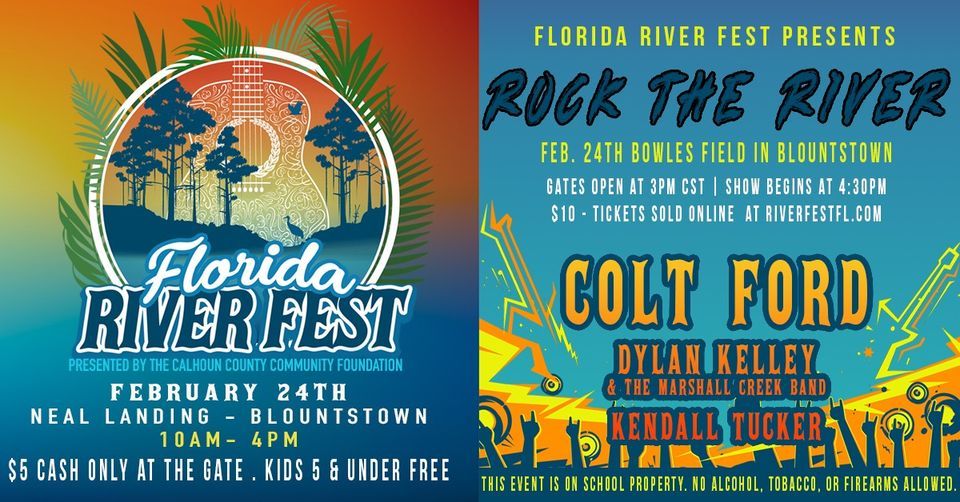 Florida River Fest & Rock the River 2025, Neal Landing, Blountstown, 24