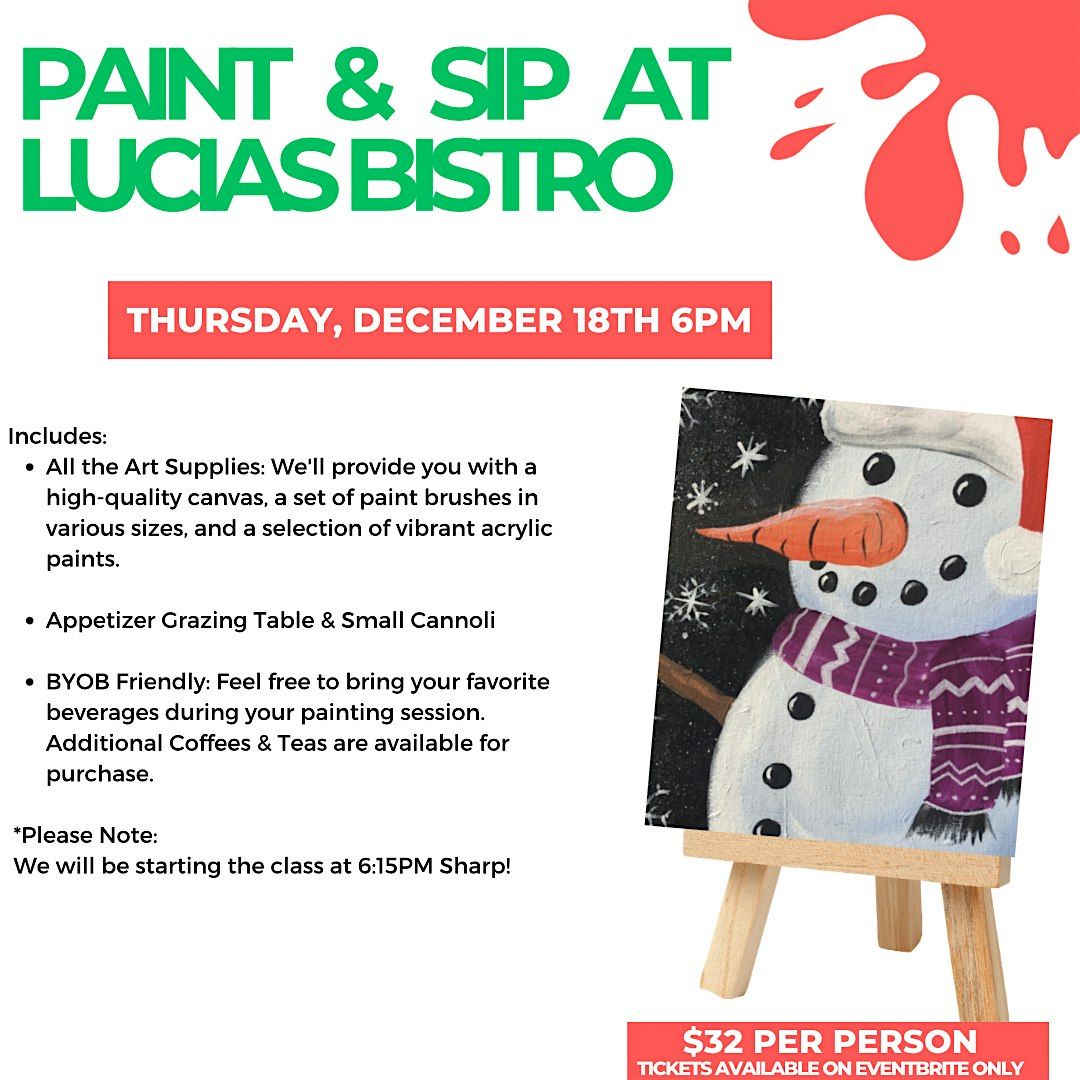 Christmas Theme Paint & Sip with Lauren Guy, 18 December | Event in Pitman | AllEvents