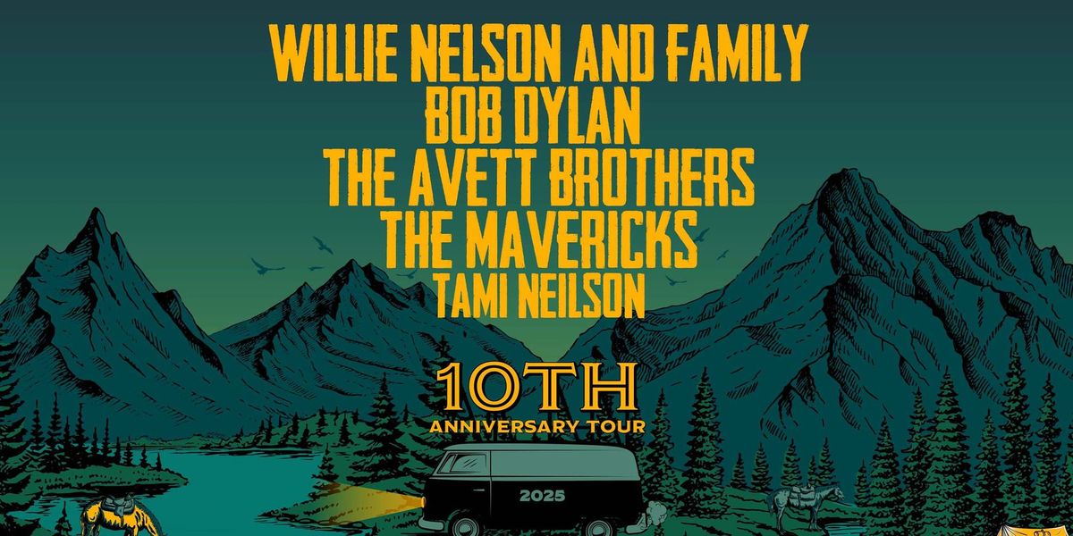 Parking Outlaw Music Festival with Willie Nelson & Family, Bob Dylan, The Mavericks, and Tami Neilson, 1 July