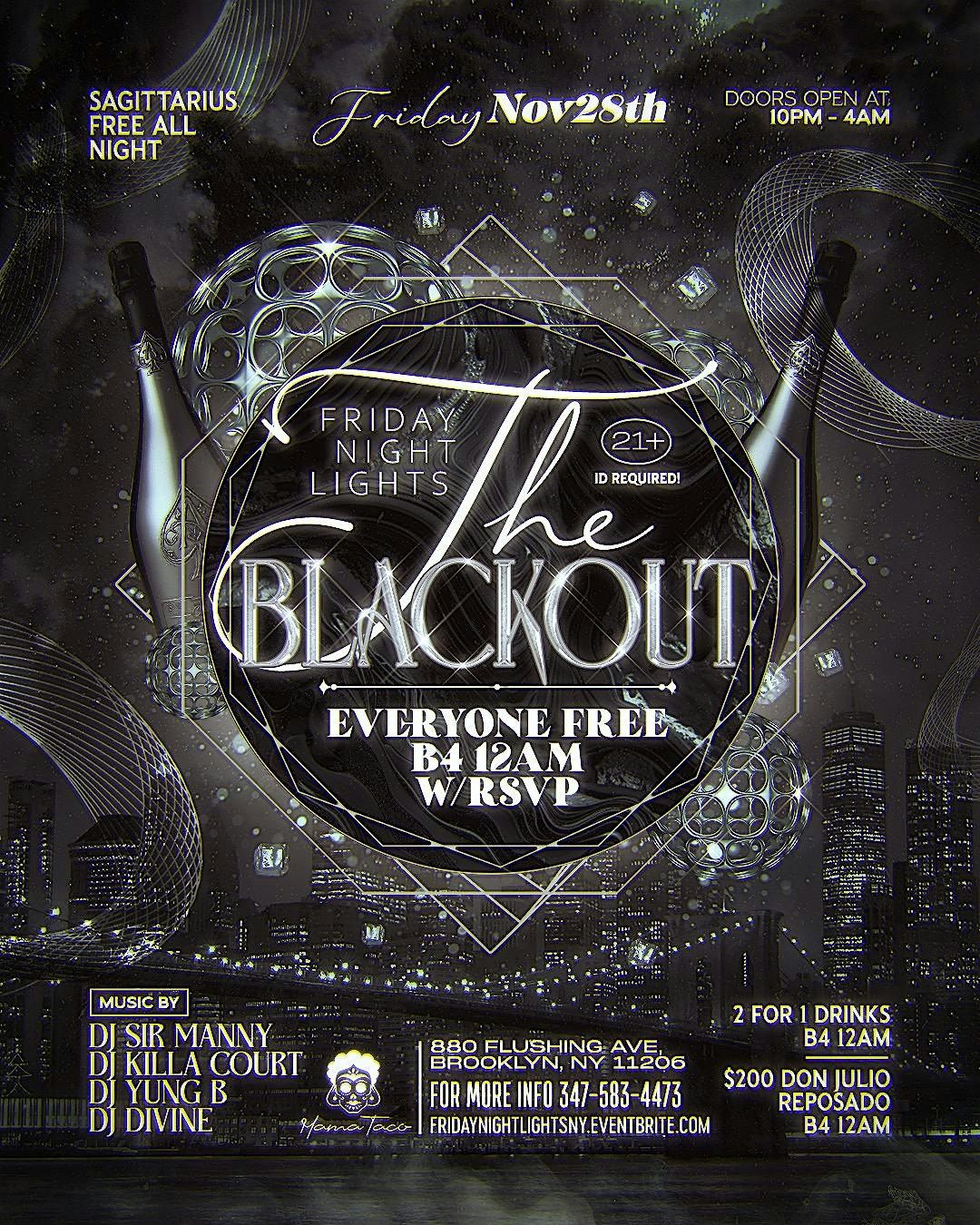 THE BLACK OUT | Event in Brooklyn | AllEvents