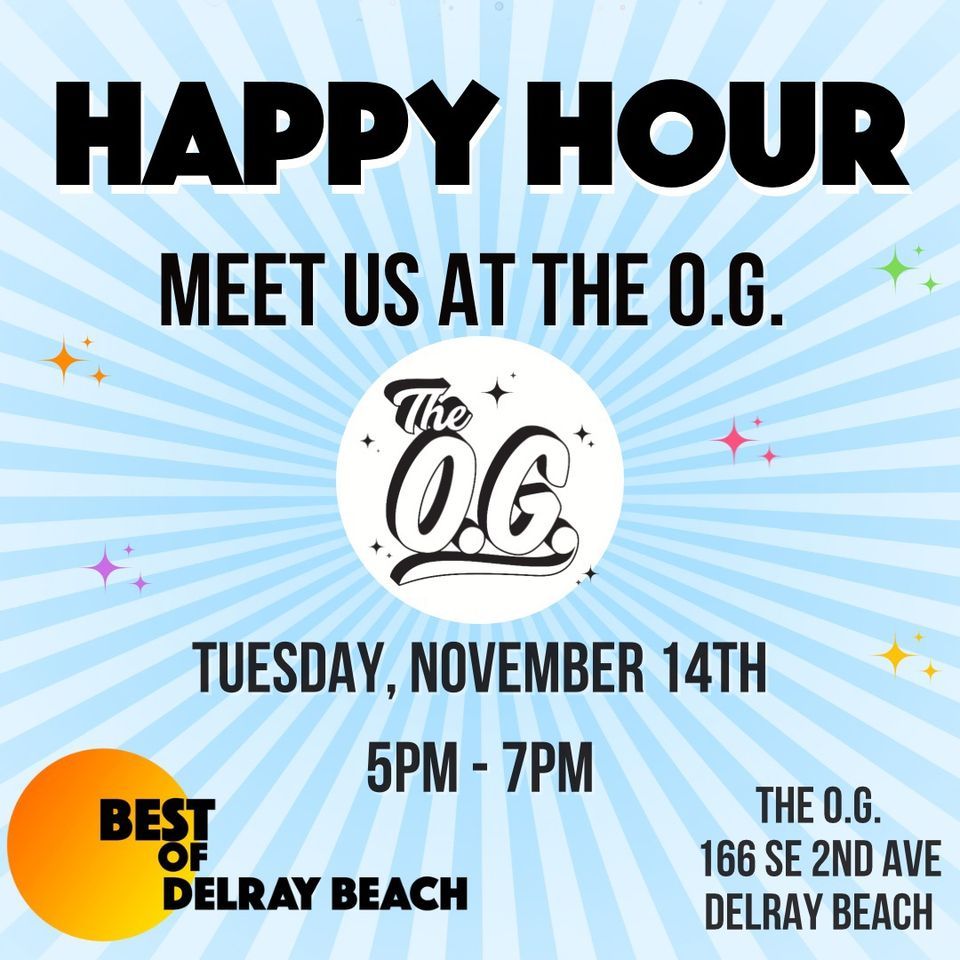 Best of Delray Beach Happy Hour at The O.G., The OG, Delray Beach, 14
