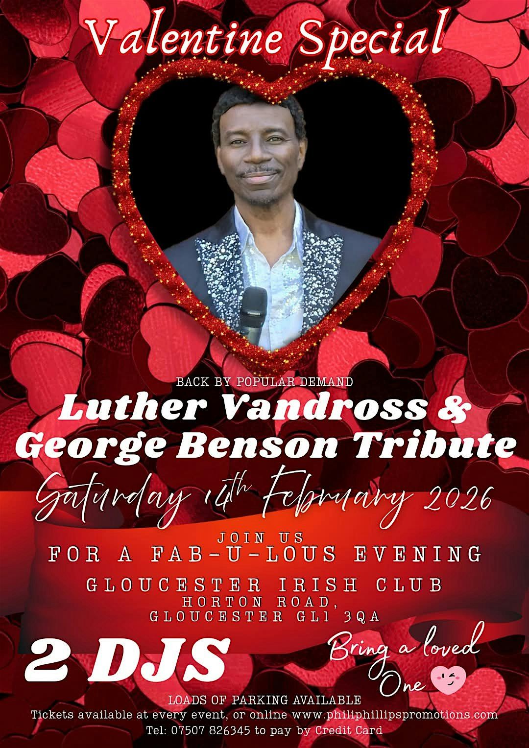 Tribute To George Benson And Luther Vandross, 14 February | Event in Gloucester | AllEvents