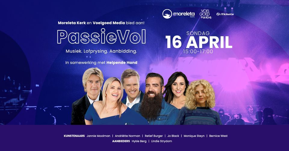 PassieVol - Musiek. Lofprysing. Aanbidding., 16 April | Event in Pretoria | AllEvents.in