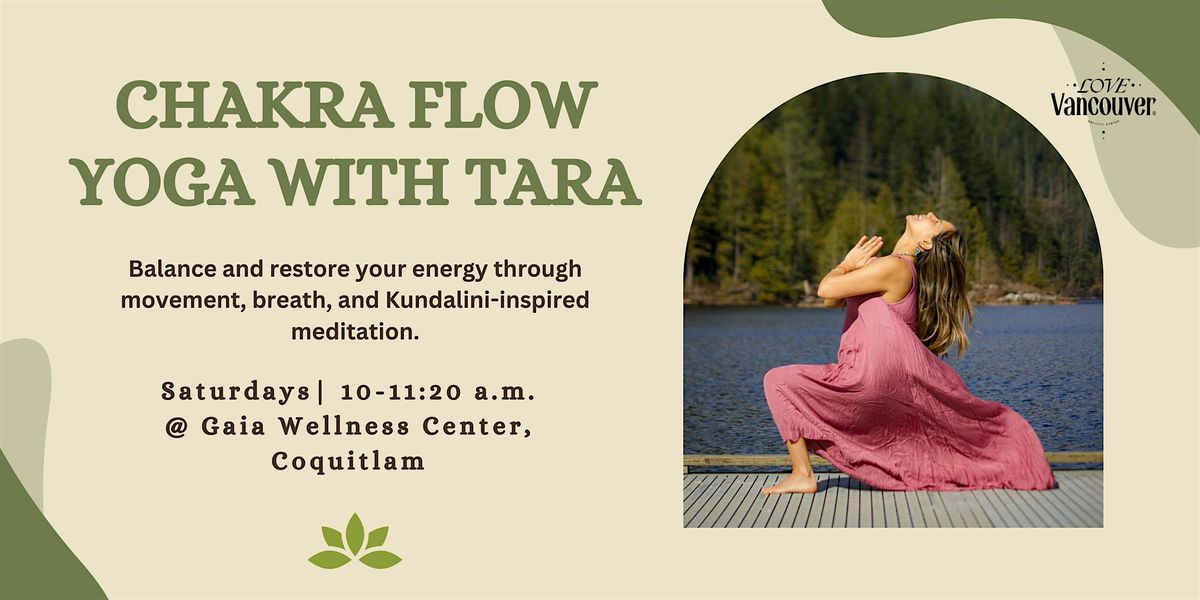 Chakra Flow Yoga with Tara, 10 January | Event in Coquitlam | AllEvents