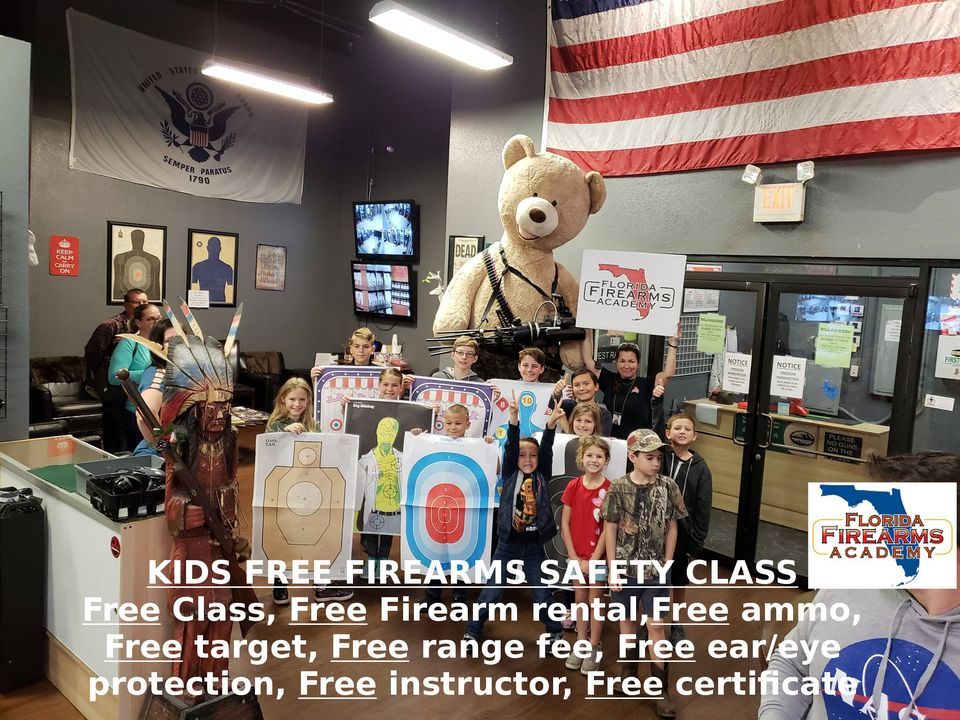 FREE YOUTH SAFETY CLASS 9AM w/Jenny, Florida Firearms Academy, Palm