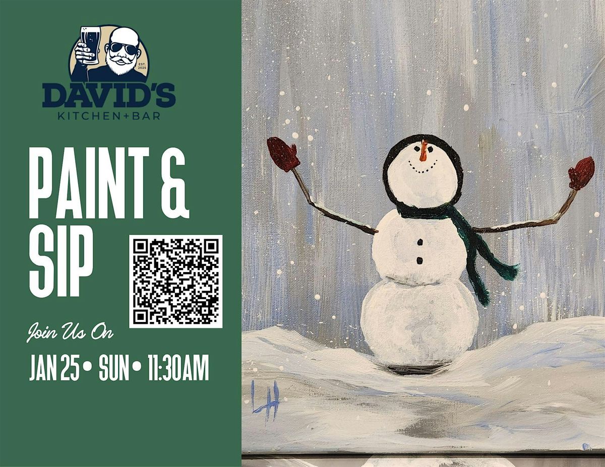 Paint and Sip at Davids Kitchen!